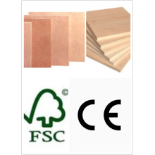 E1 Glue Commercial Plywood Bingtangor Face Poplar Core